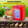 VEVOR Red Reptile Incubator 25L Scientific Lab Incubator Digital Incubator Cooling and Heating 5-60°C Reptile Egg Incubator 12V/110V Work for Small Re