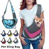 Pet Puppy Carrier S/L Outdoor Travel Dog Shoulder Bag Mesh Oxford Single Comfort Sling Handbag Tote Pouch