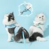 Adjustable Pet Cat Leash Set, Angel Wings Design, Breathable, And Soft For Comfort Cat Harness And Leash Set