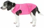 Pet Life Active 'Aero-Pawlse' Heathered Quick-Dry And 4-Way Stretch-Performance Dog Tank Top T-Shirt