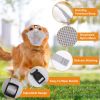 Pet Muzzle Mask Soft Mesh Muzzle Adjustable Dog Mouth Cover with Breathable Mesh Adjustable Neck Forehead Strap