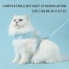 Adjustable Pet Cat Leash Set, Angel Wings Design, Breathable, And Soft For Comfort Cat Harness And Leash Set