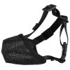 Pet Muzzle Mask Soft Mesh Muzzle Adjustable Dog Mouth Cover with Breathable Mesh Adjustable Neck Forehead Strap